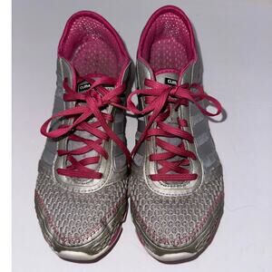 Adidas Climacool Oscillation Women's‎ 8.5 Silver/Pink Mesh Running Sneakers